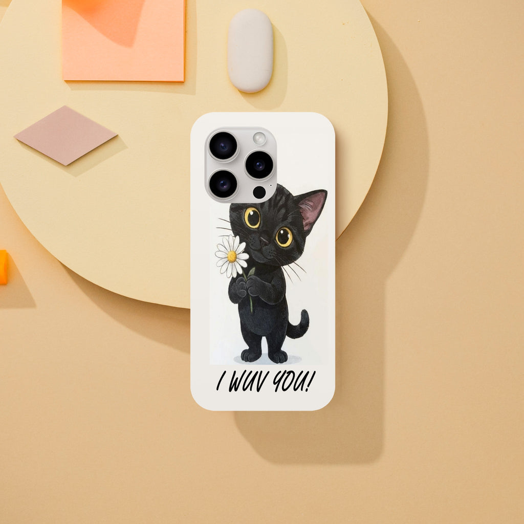 Attitude Kitty Tough Case | Dual-Layer Protection for iPhone Print Material for iPhone 15 Pro Max by TVVH_Urban
