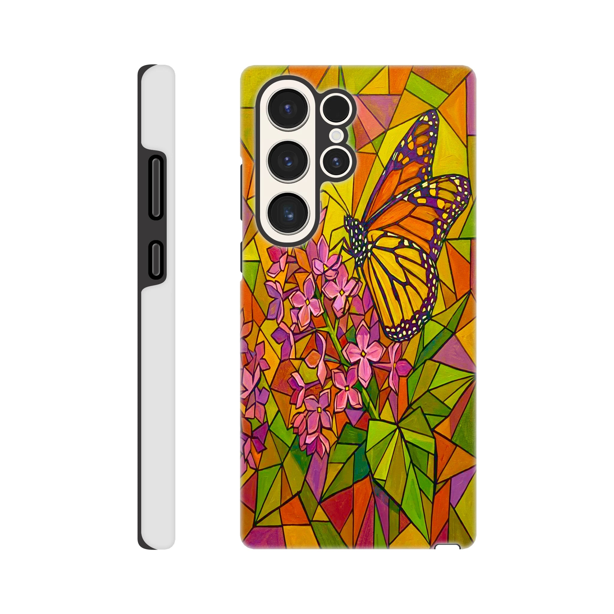 Butterfly & Lilac Tough Phone Case | Dual-Layer Protection for Samsung  for Galaxy S22 by TVVH_Urban