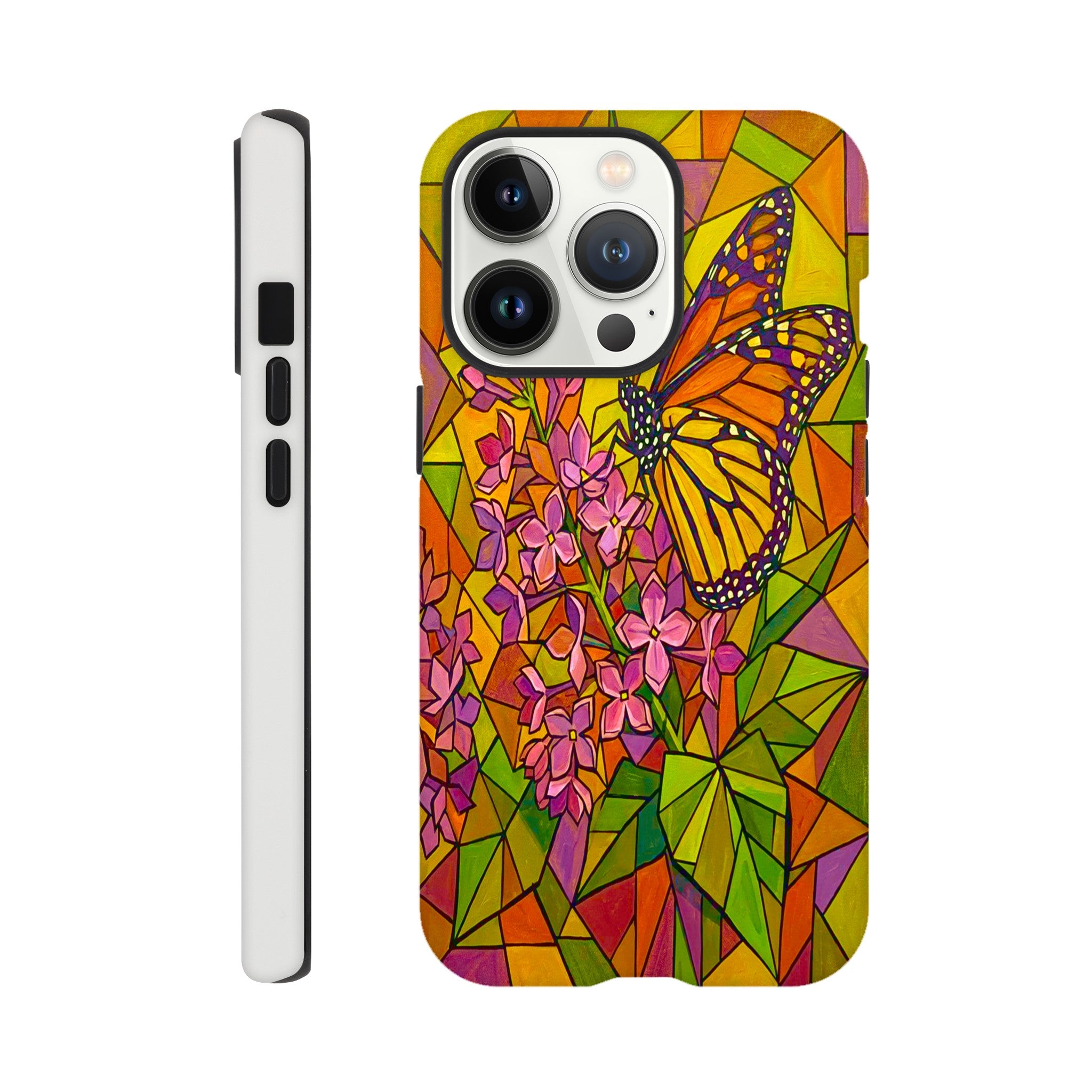 Butterfly & Lilac Tough Phone Case | Dual-Layer Protection for iPhone  for iPhone 13 Pro Max by TVVH_Urban