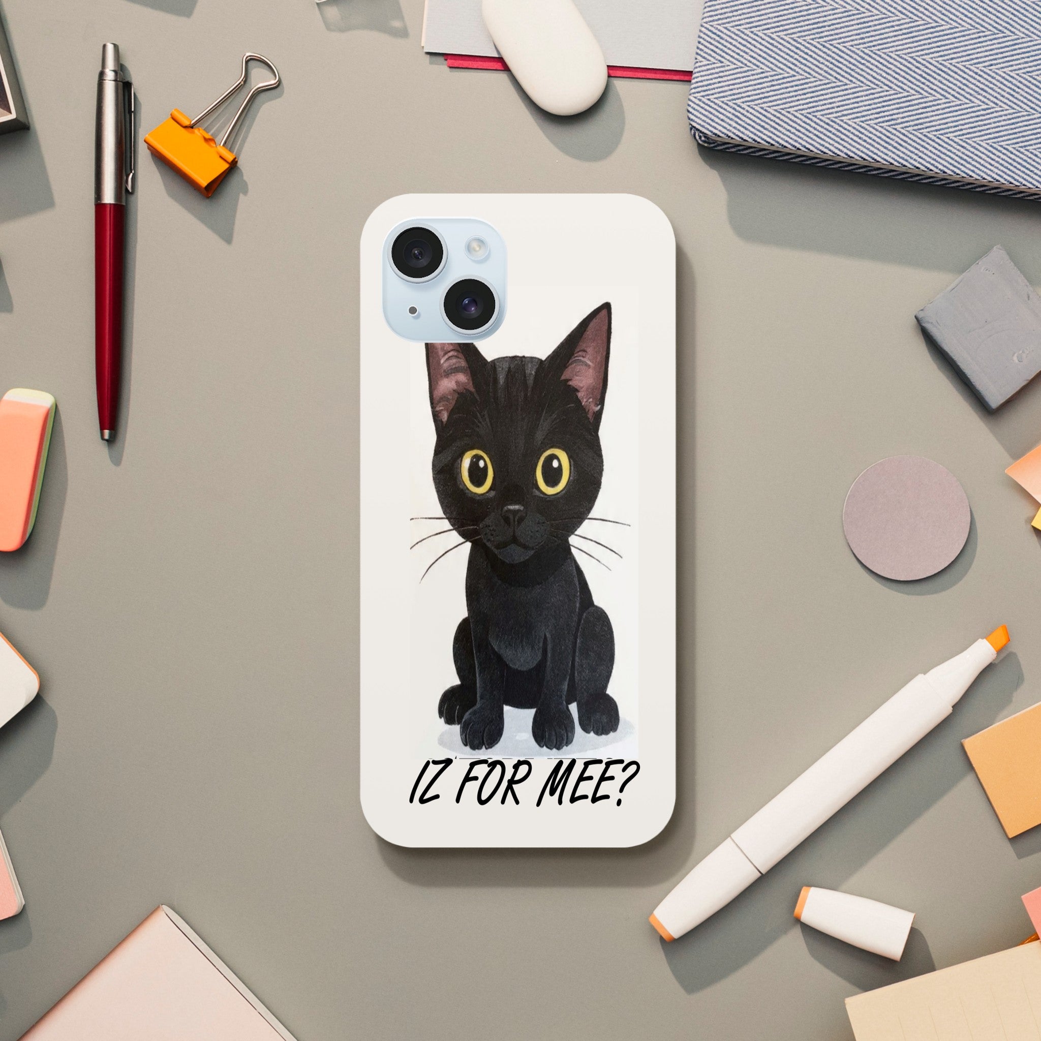 Attitude Cat Tough Case | Dual-Layer Protection for iPhone  for iPhone 15 Pro by TVVH_Urban