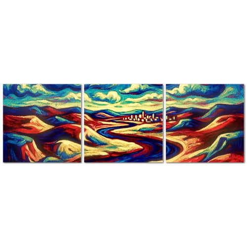 Endless Rivers | Triptych Canvas Prints | The Contrado Collection