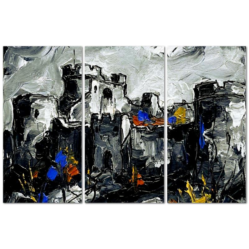 The Ghost, co. Louth Triptych Canvas Wall Art