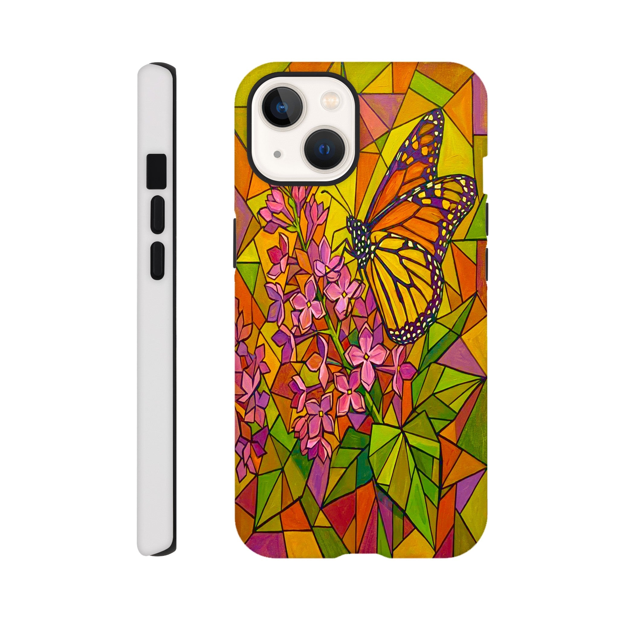 Butterfly & Lilac Tough Phone Case | Dual-Layer Protection for iPhone  for iPhone 11 by TVVH_Urban