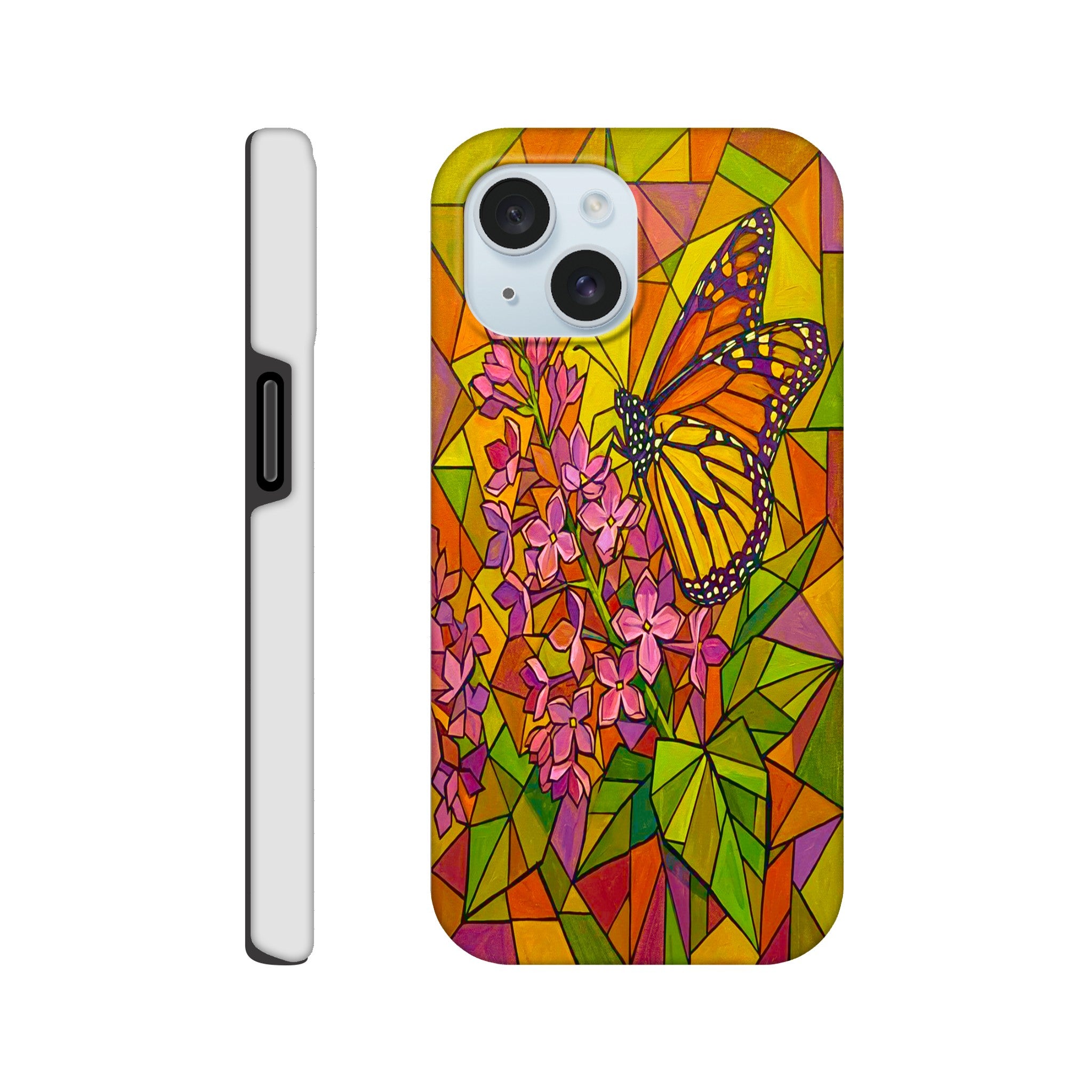 Butterfly & Lilac Tough Phone Case | Dual-Layer Protection for iPhone  for iPhone 14 Pro by TVVH_Urban