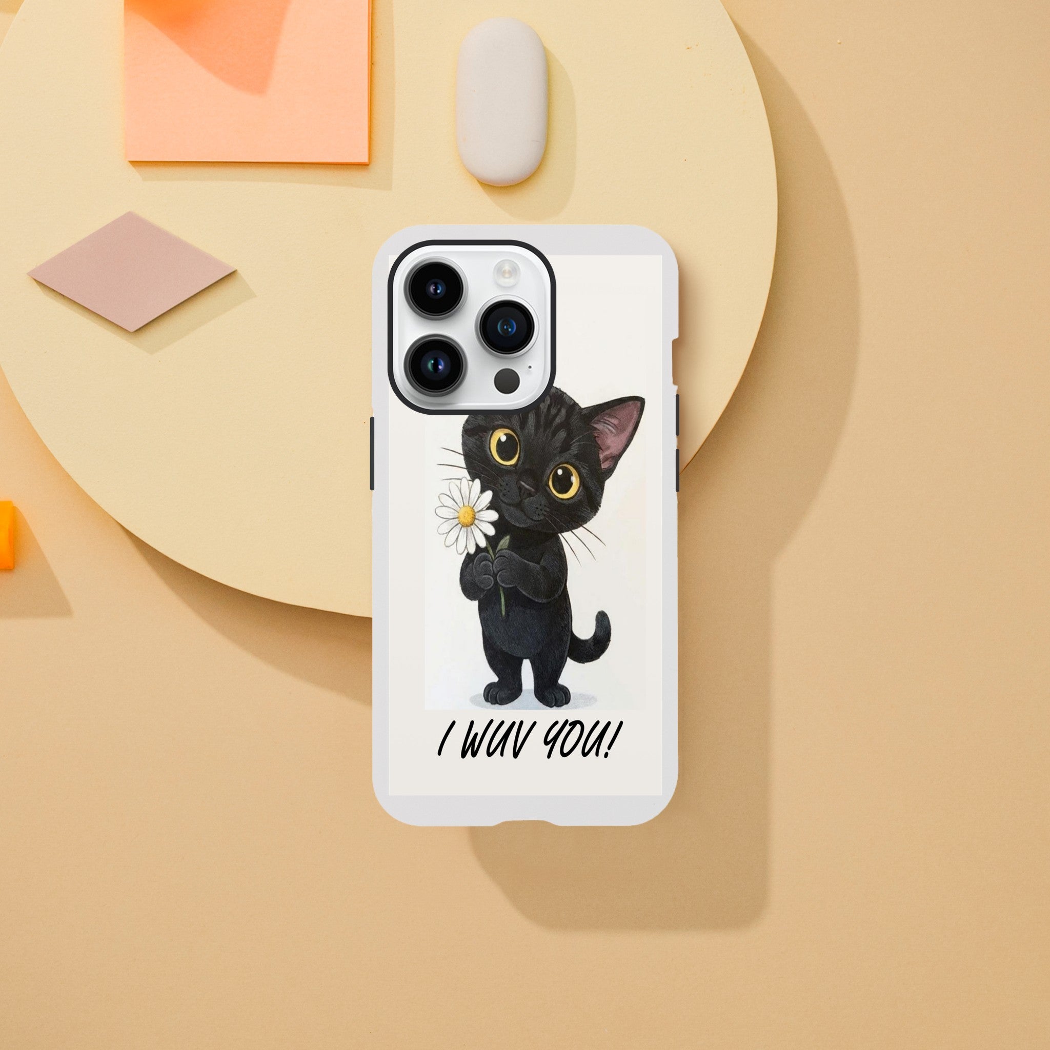 Attitude Kitty Tough Case | Dual-Layer Protection for iPhone  for iPhone 14 Pro by TVVH_Urban