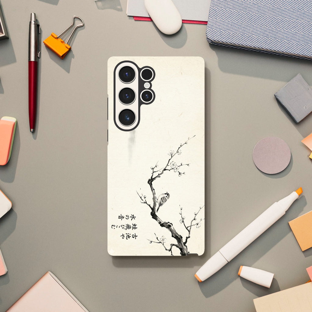 Minimalist style Japanese Illustration in Neo-Impressionist Style - Tough Case for iPhone 15 Pro Max by TVVH_Urban