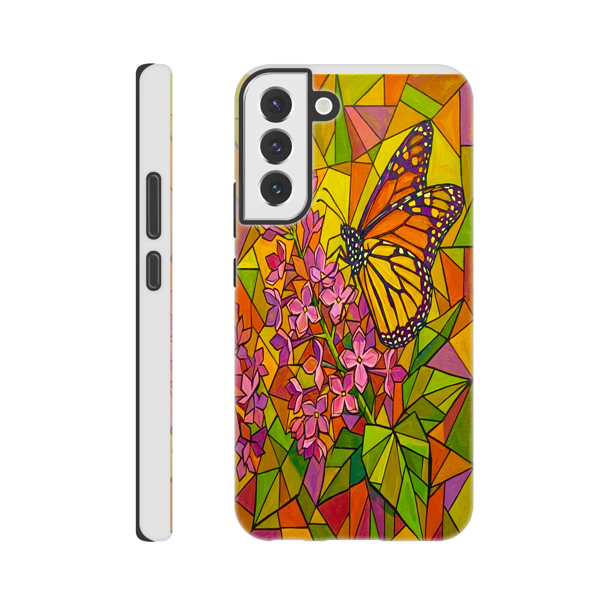 Butterfly & Lilac Tough Phone Case | Dual-Layer Protection for Samsung  for Galaxy S21 Ultra by TVVH_Urban