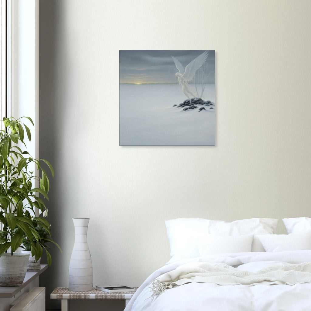 "The Snow Angel" Surrealism Style Art | Classic Matte Canvas Print  for  by TVVH_Urban