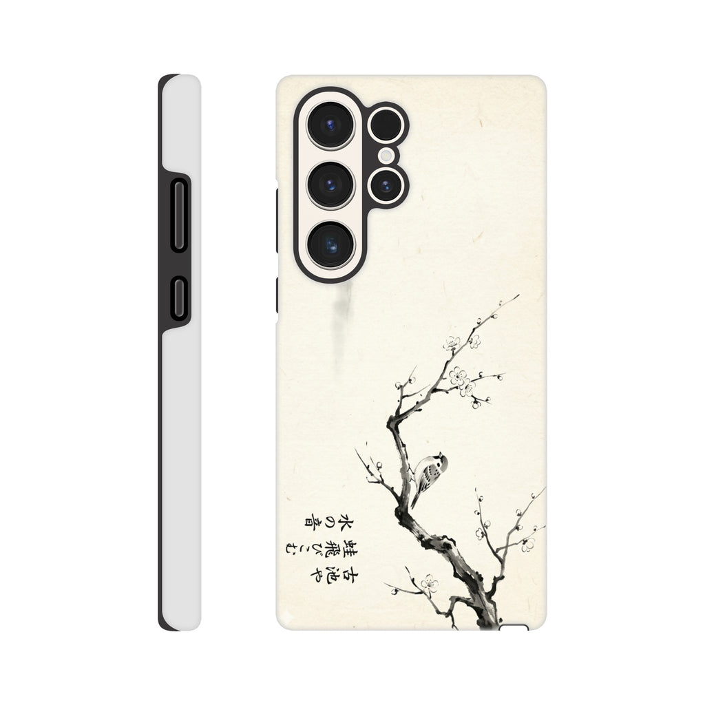 Minimalist style Japanese Illustration in Neo-Impressionist Style - Tough Case for iPhone 15 Pro by TVVH_Urban