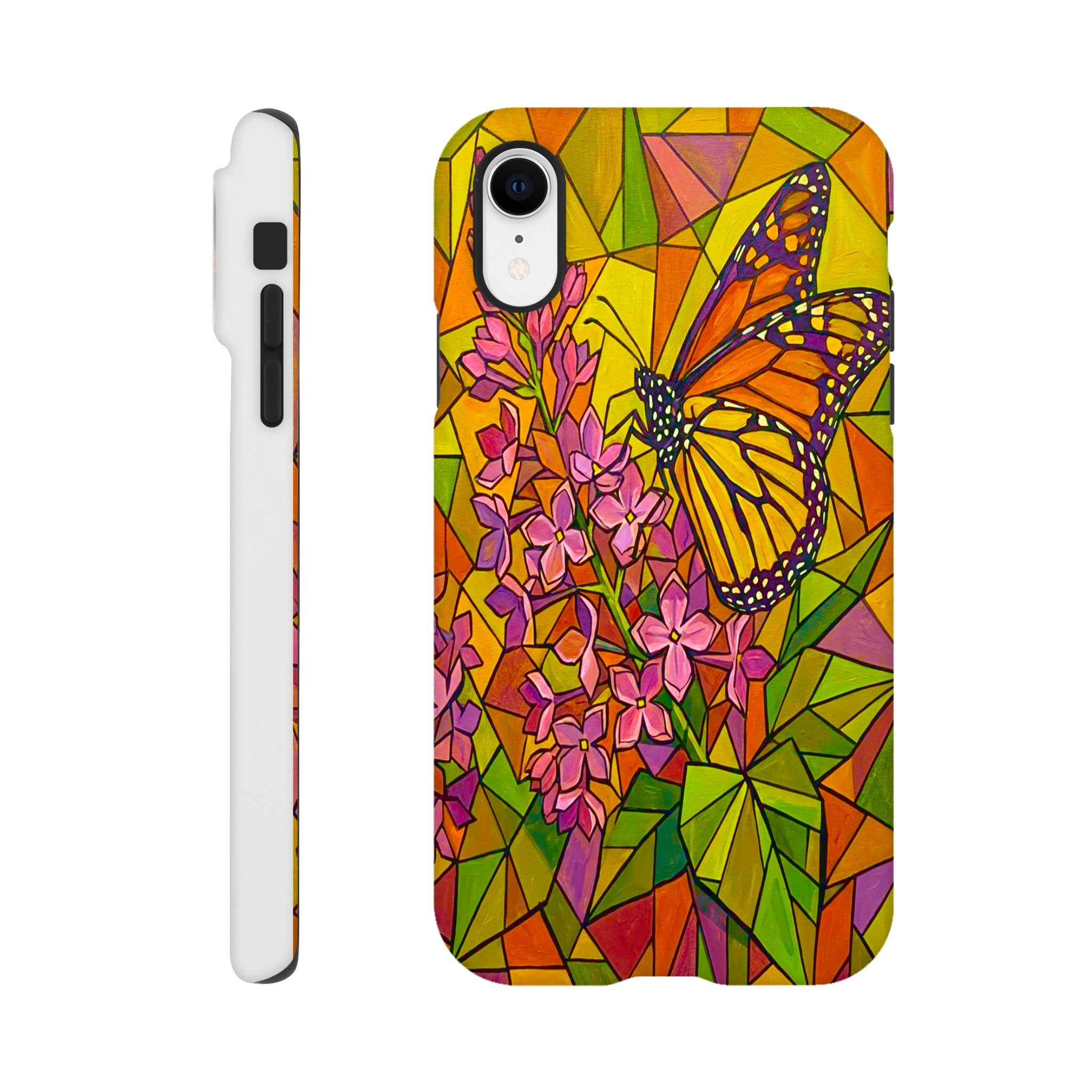 Butterfly & Lilac Tough Phone Case | Dual-Layer Protection for iPhone  for iPhone 14 Pro Max by TVVH_Urban