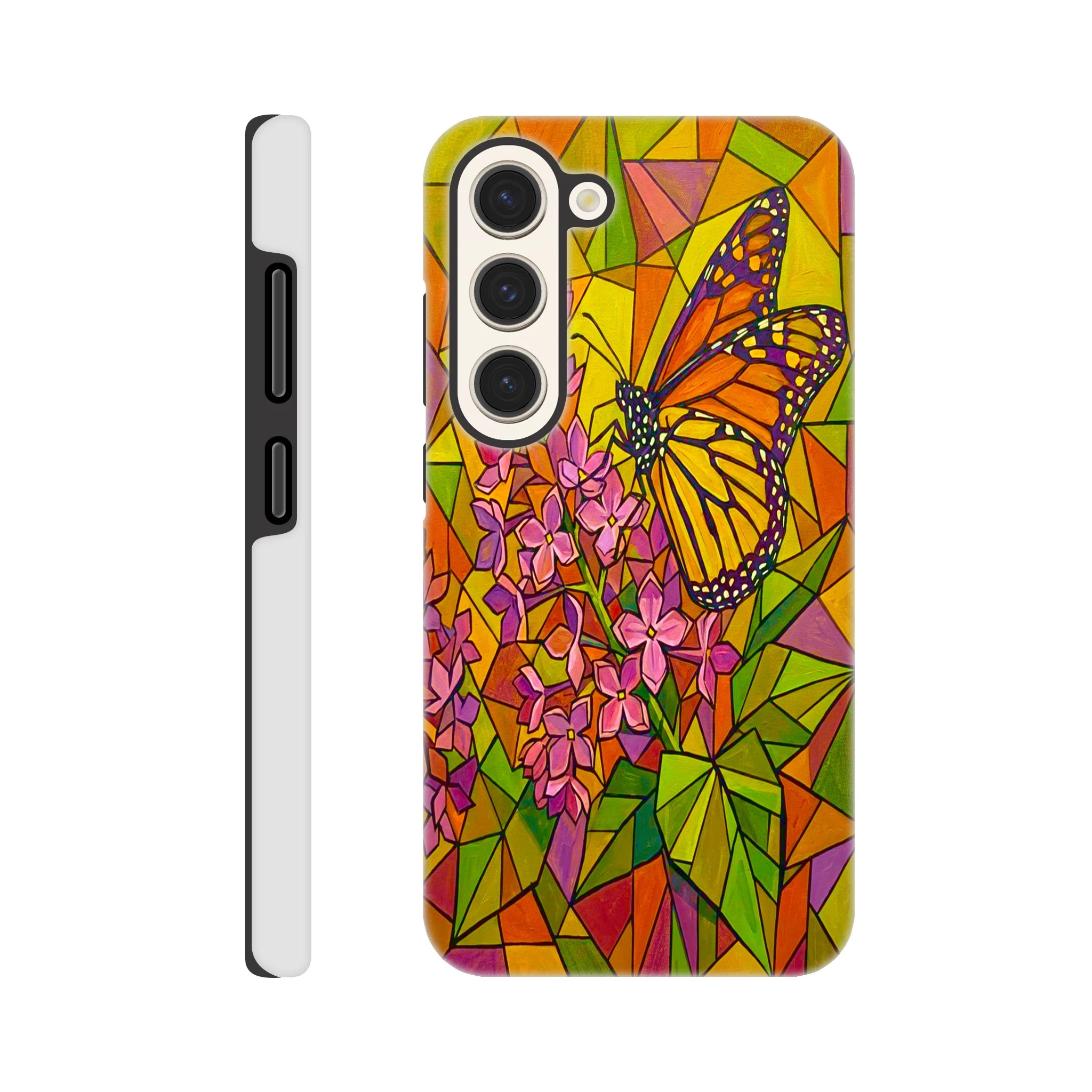 Butterfly & Lilac Tough Phone Case | Dual-Layer Protection for Samsung  for Galaxy S22 Plus by TVVH_Urban