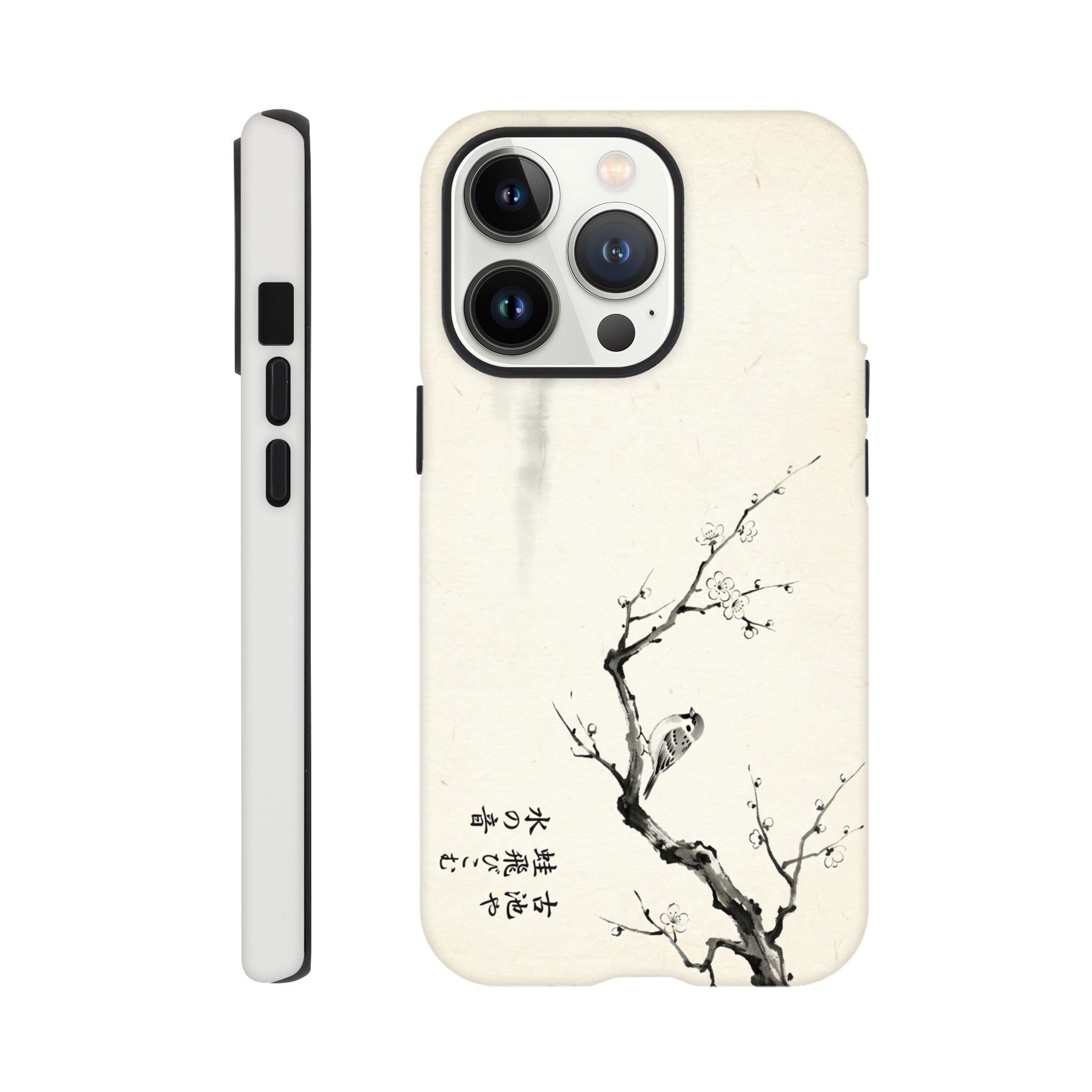 Minimalist sparrow Blossom Illustration in japanese Style - Tough Case for Galaxy S22 by TVVH_Urban