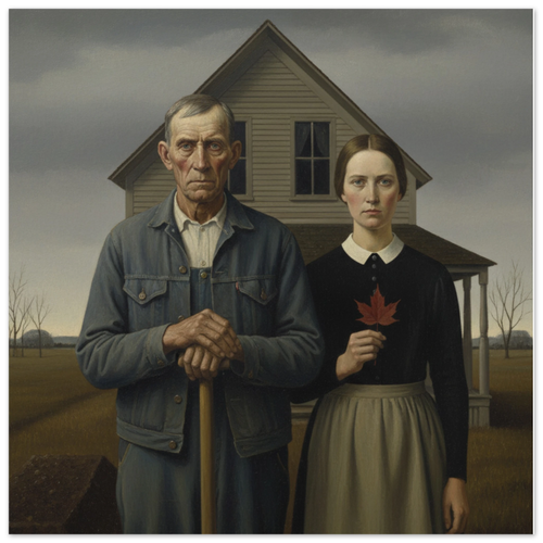 The fractured man Dali inspired surrealistic portrait art - poster print by TVVH_Urban