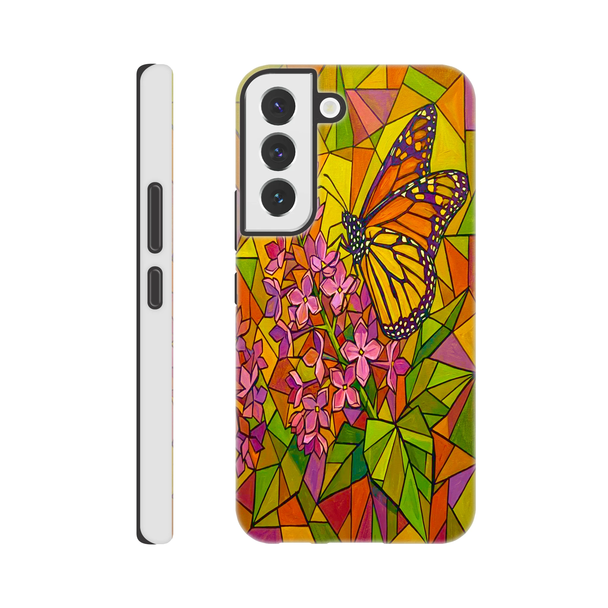 Butterfly & Lilac Tough Phone Case | Dual-Layer Protection for Samsung  for Galaxy S23 by TVVH_Urban
