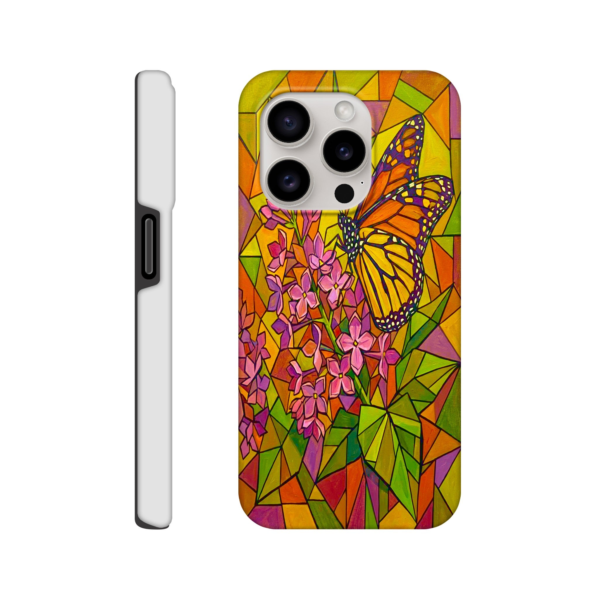 Butterfly & Lilac Tough Phone Case | Dual-Layer Protection for iPhone  for iPhone 13 by TVVH_Urban