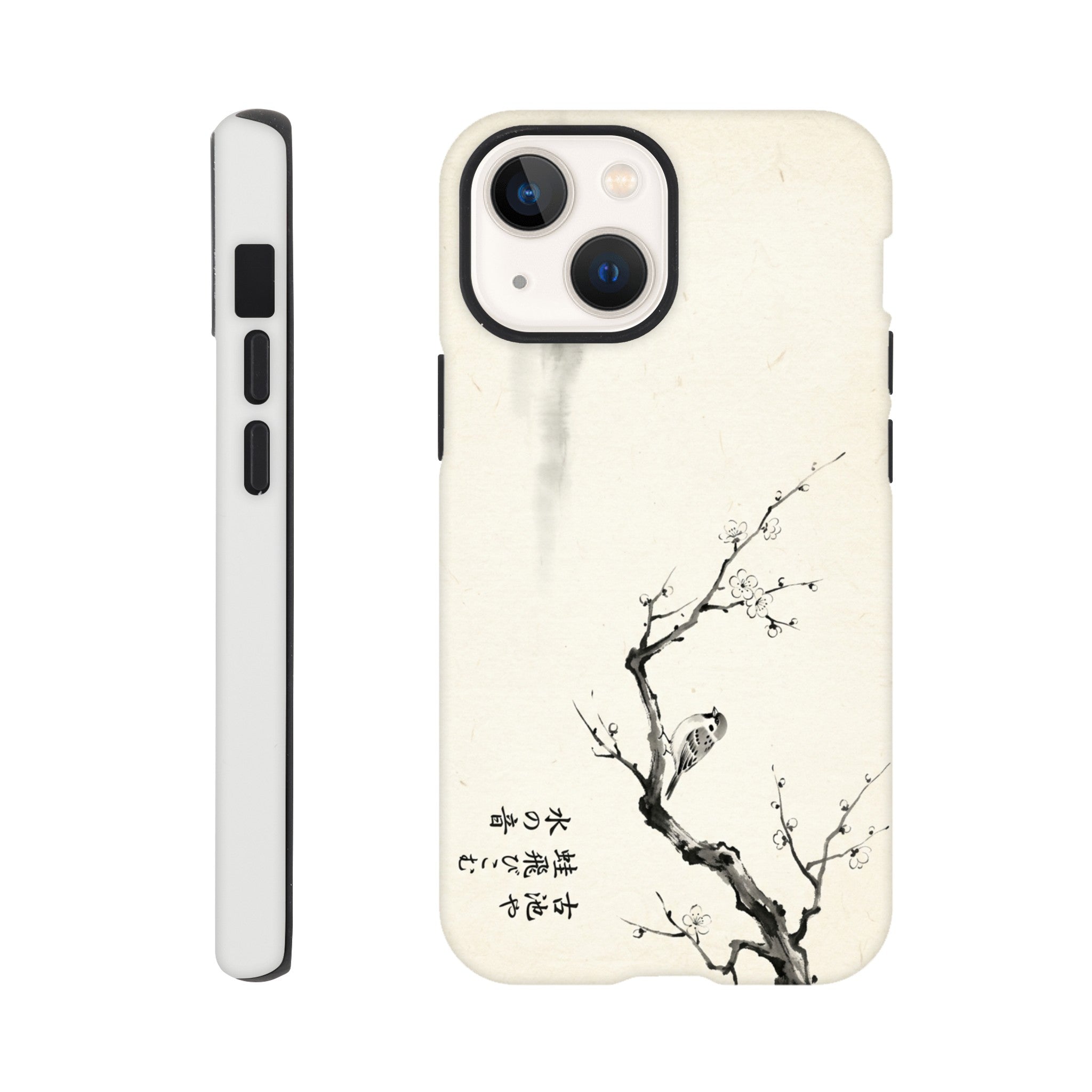 Minimalist sparrow Blossom Illustration in japanese Style - Tough Case for Galaxy S23 by TVVH_Urban