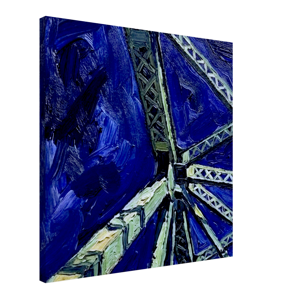 4 Piece Gallery Set "The Atwater Bridge" Impressionist Style | Matte Canvas Print Art