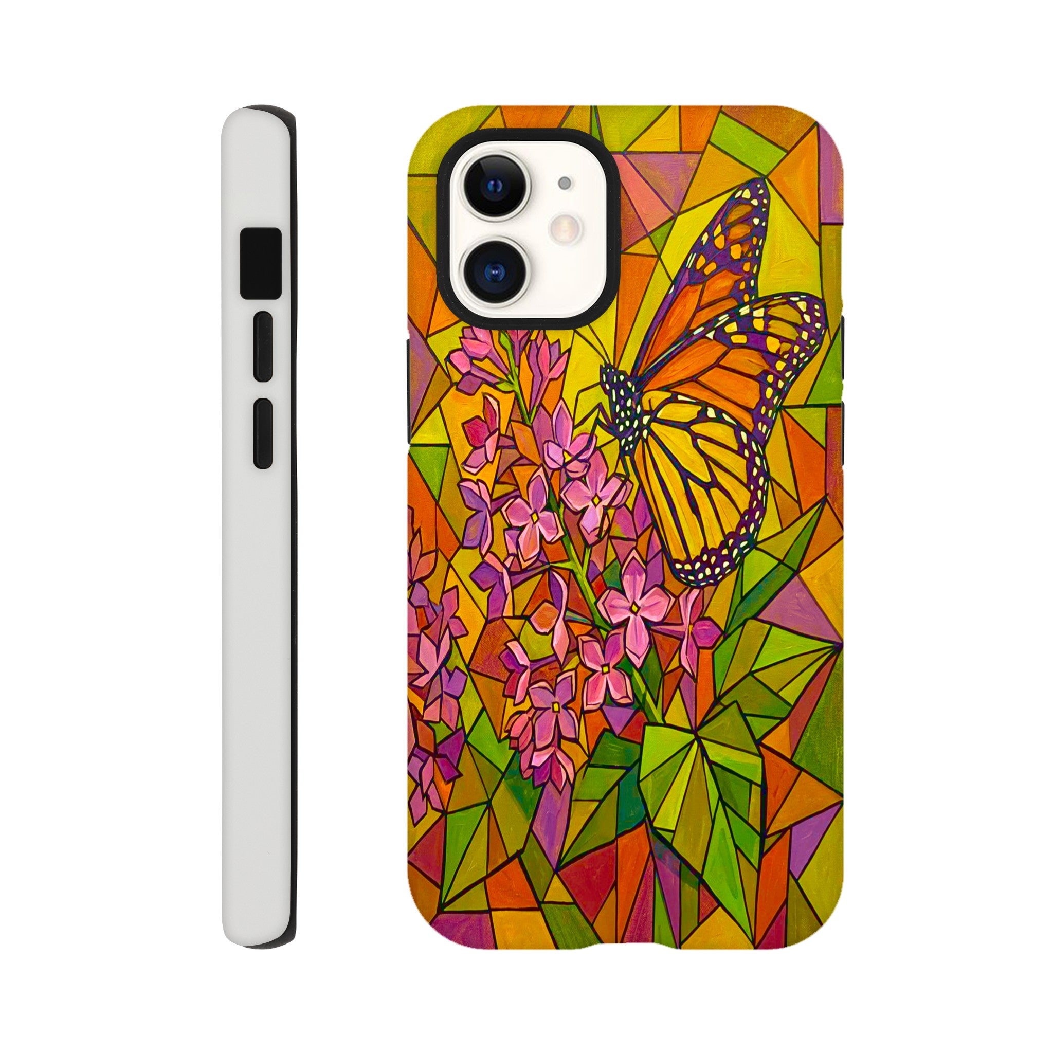 Butterfly & Lilac Tough Phone Case | Dual-Layer Protection for iPhone  for iPhone XR by TVVH_Urban