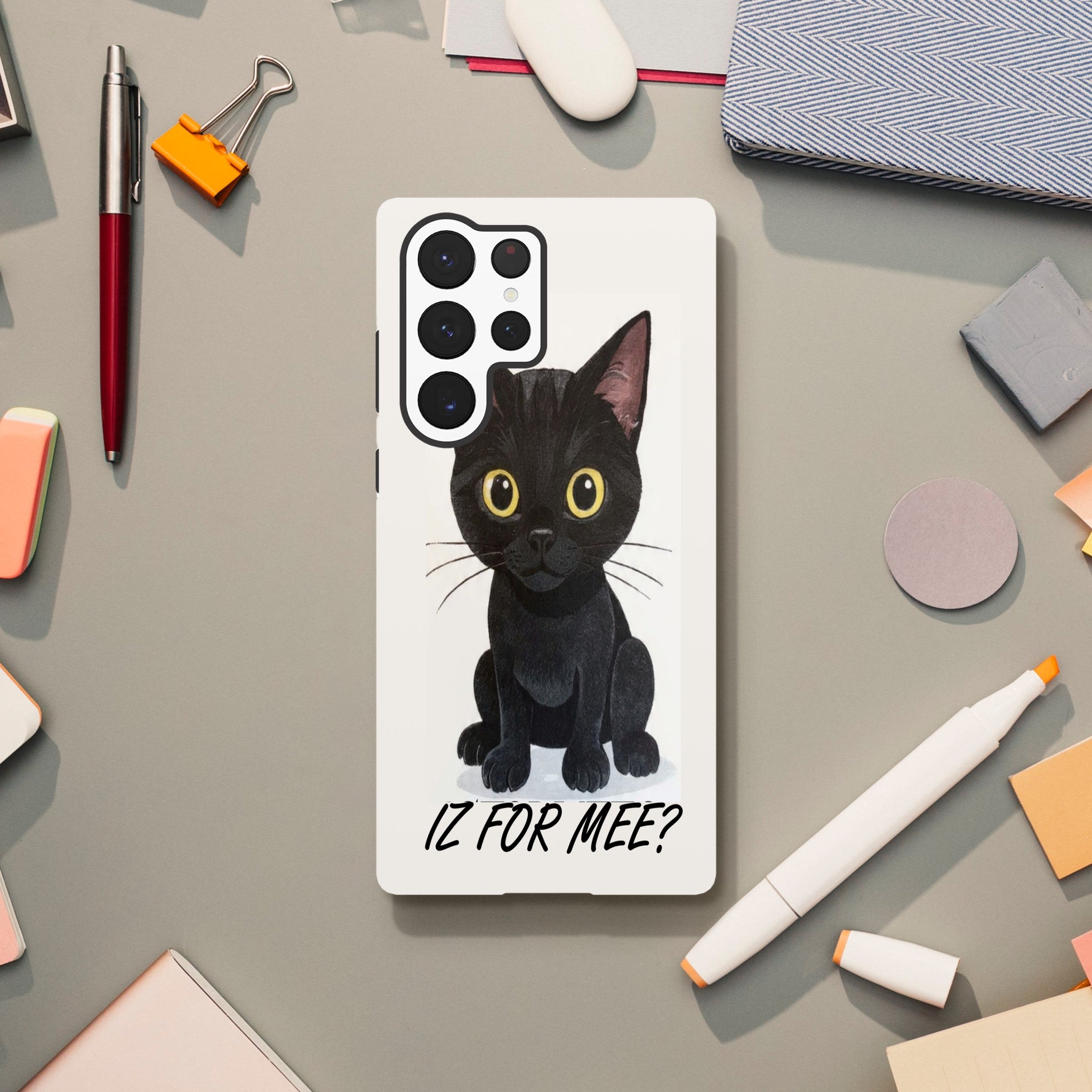 Attitude Cat Tough Phone Case | Dual-Layer Protection for Samsung  for Galaxy S21 by TVVH_Urban