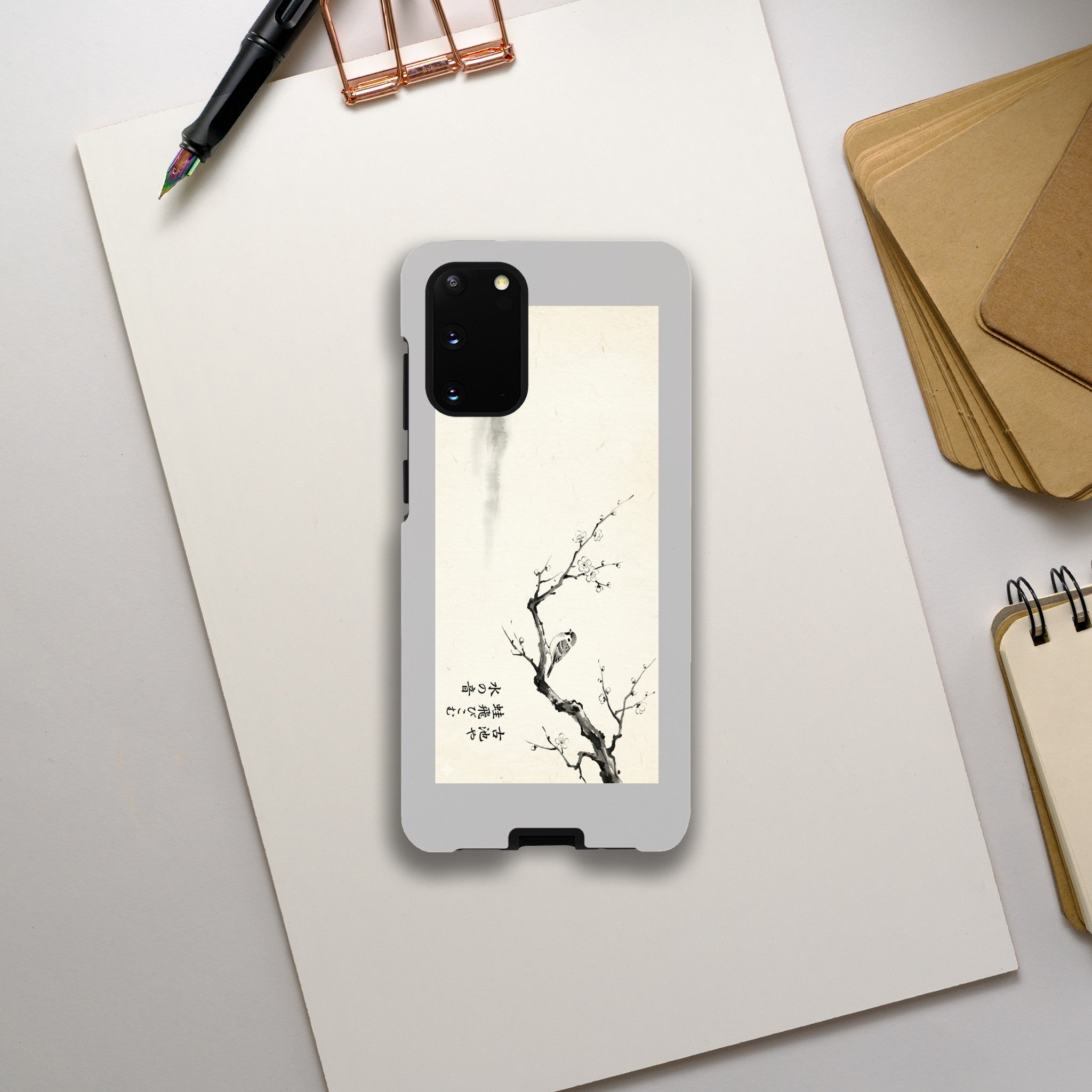 Minimalist style Japanese Illustration in Neo-Impressionist Style - Tough Case for Galaxy S22 by TVVH_Urban