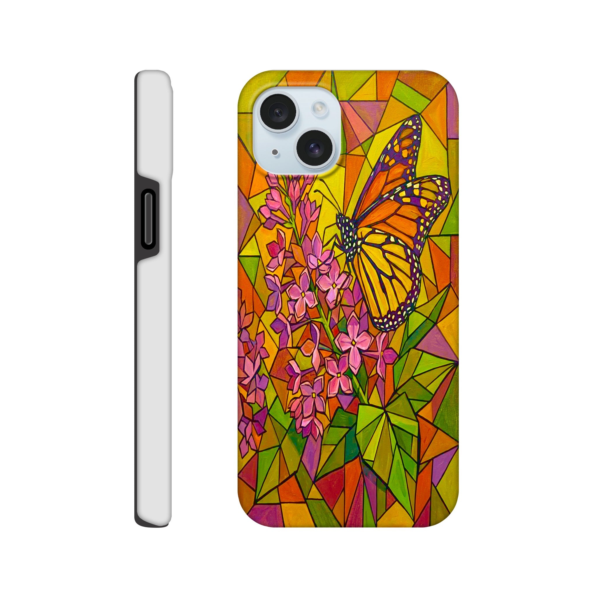 Butterfly & Lilac Tough Phone Case | Dual-Layer Protection for iPhone  for iPhone 12 Mini by TVVH_Urban