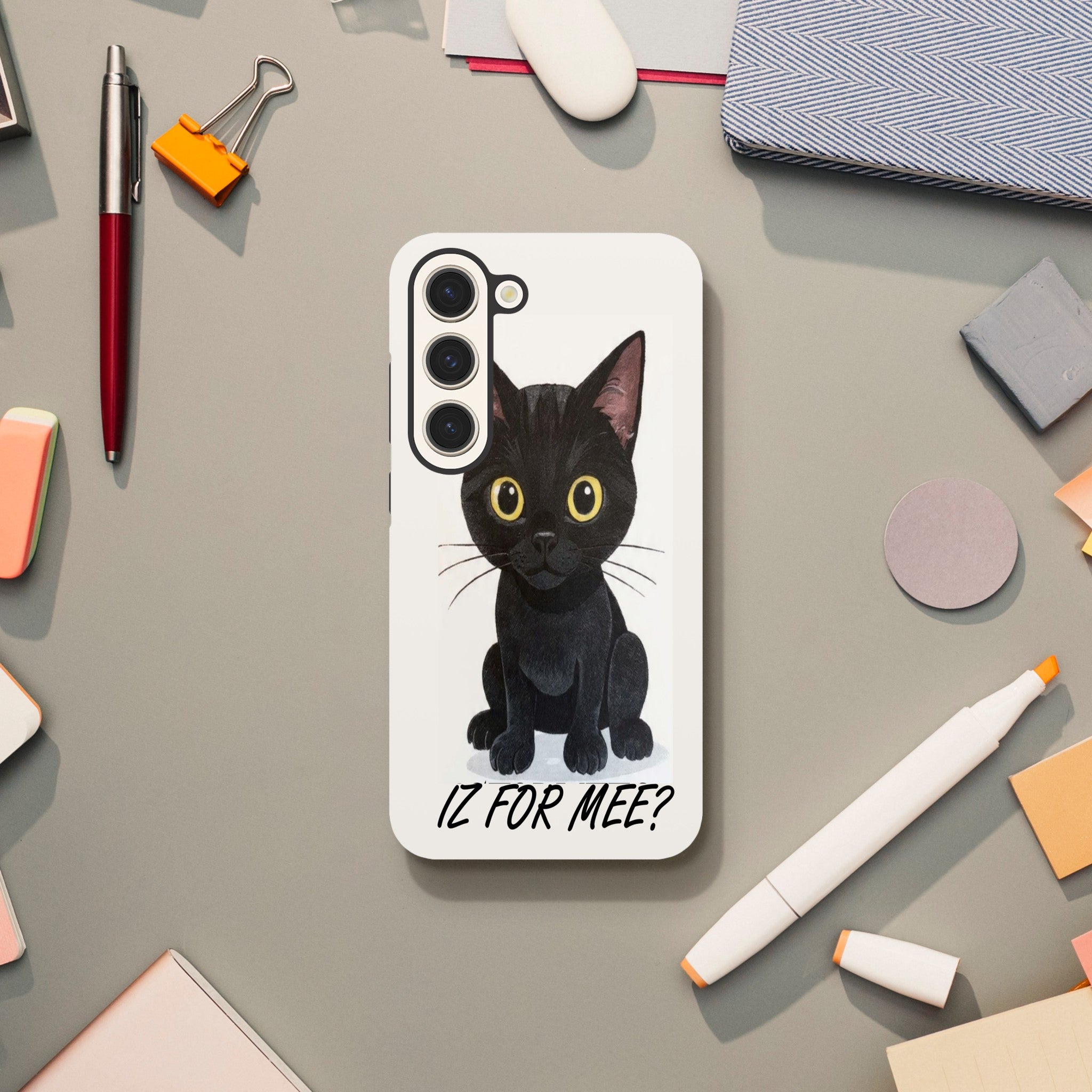 Attitude Cat Tough Phone Case | Dual-Layer Protection for Samsung  for Galaxy S22 Plus by TVVH_Urban