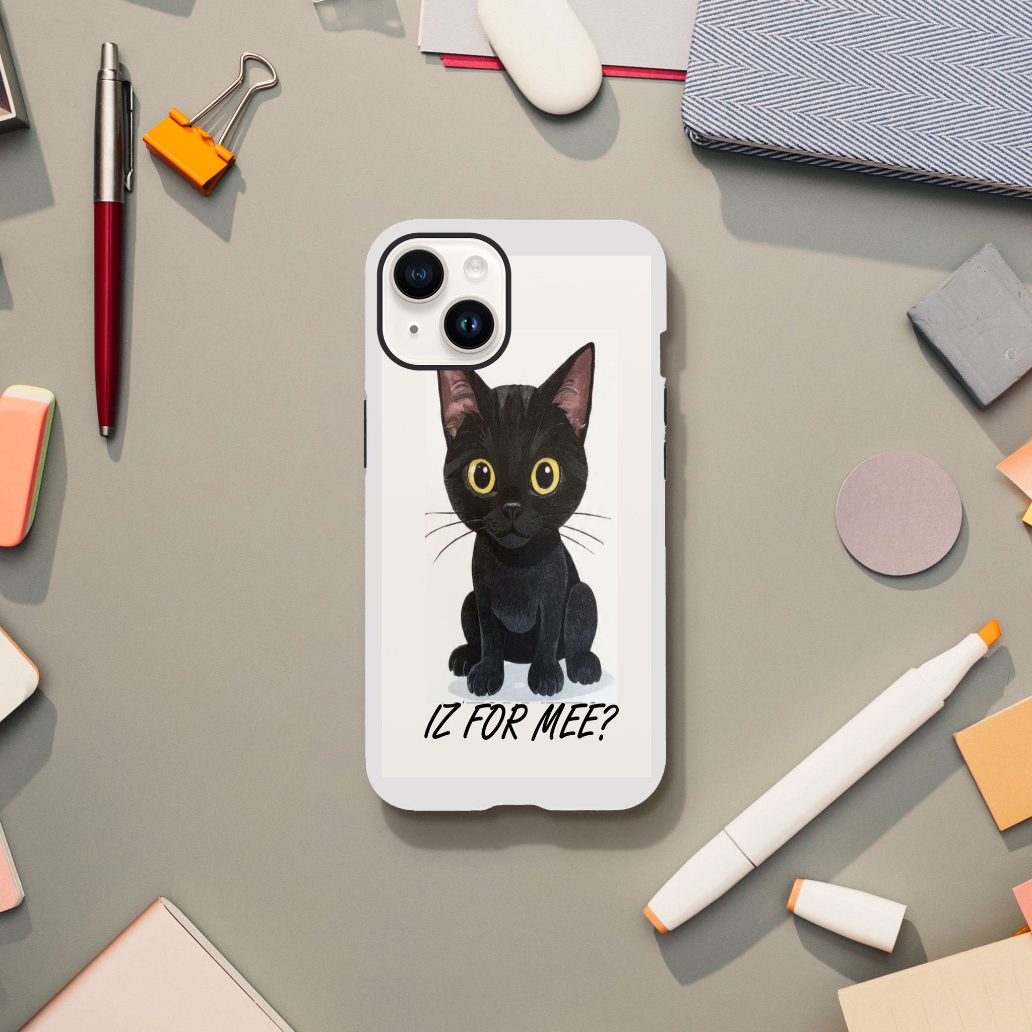 Attitude Cat Tough Case | Dual-Layer Protection for iPhone  for iPhone 13 Pro Max by TVVH_Urban