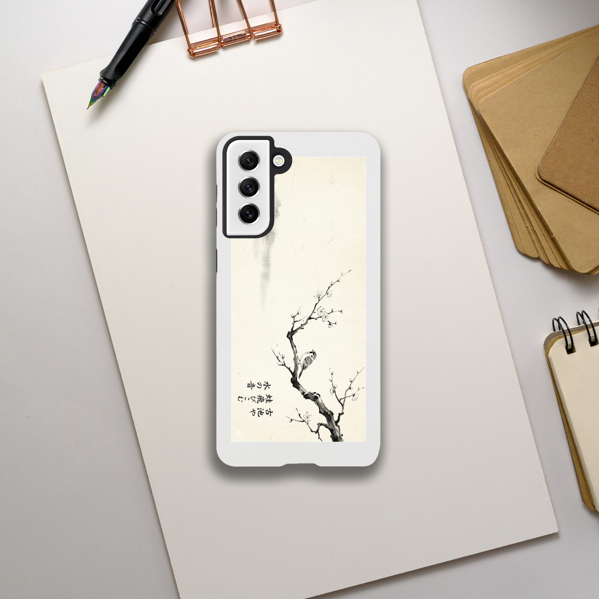 Minimalist style Japanese Illustration in Neo-Impressionist Style - Tough Case for Galaxy S21 Plus by TVVH_Urban