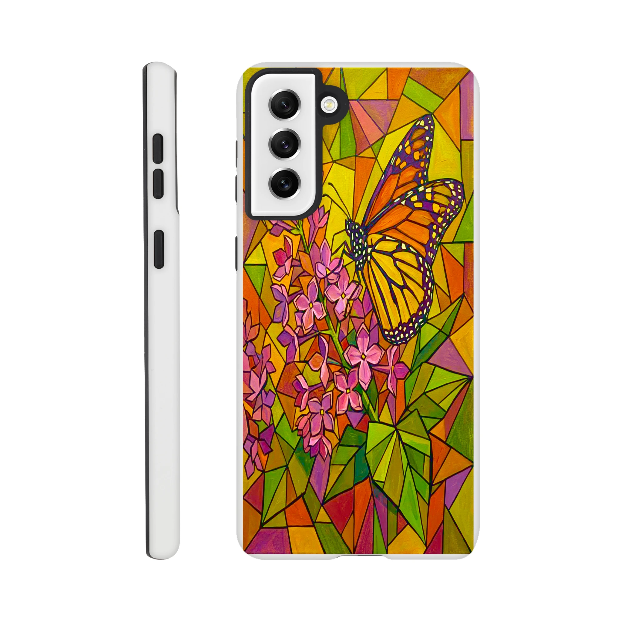 Butterfly & Lilac Tough Phone Case | Dual-Layer Protection for Samsung  for Galaxy S20 Plus by TVVH_Urban