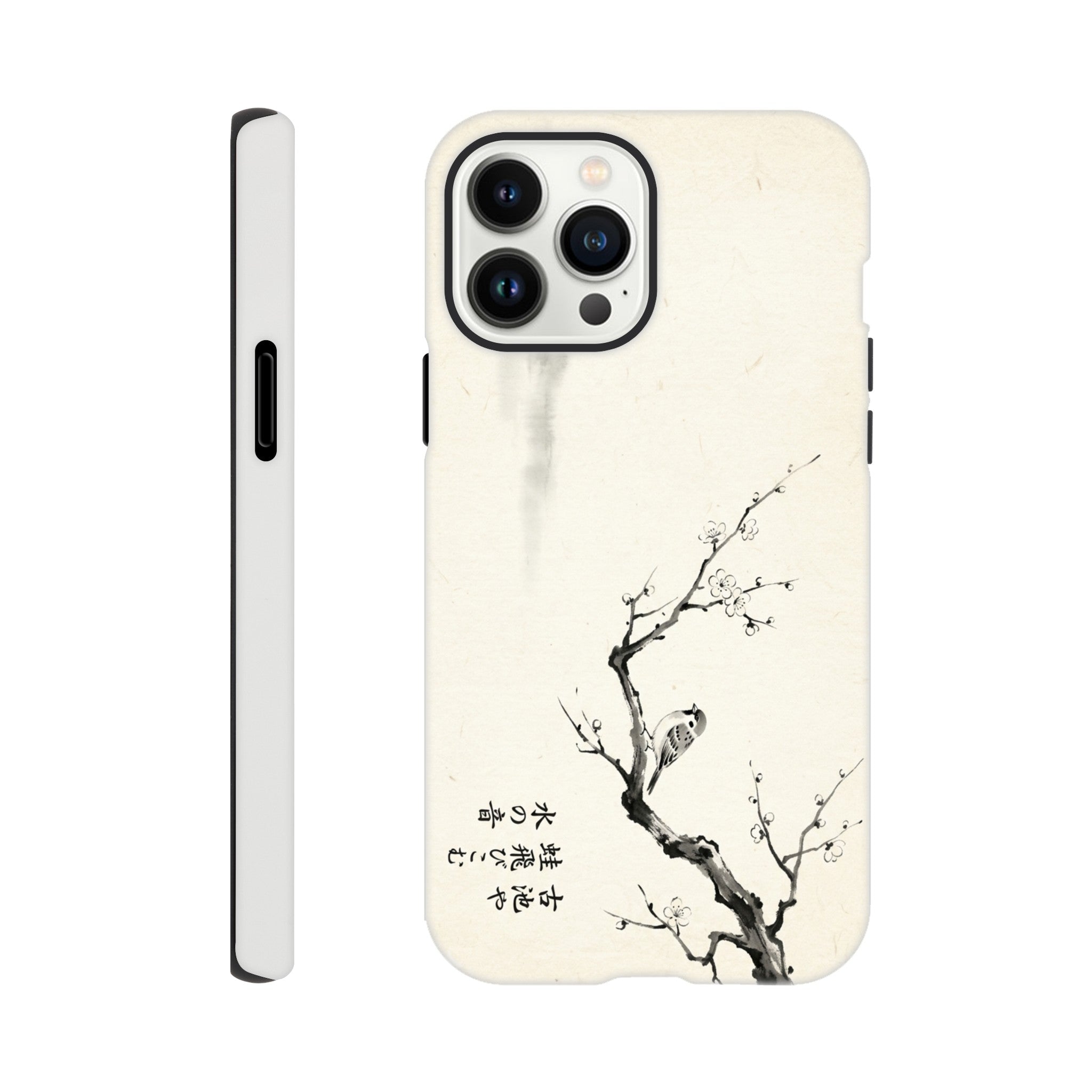 Minimalist sparrow Blossom Illustration in japanese Style - Tough Case for Galaxy S21 by TVVH_Urban