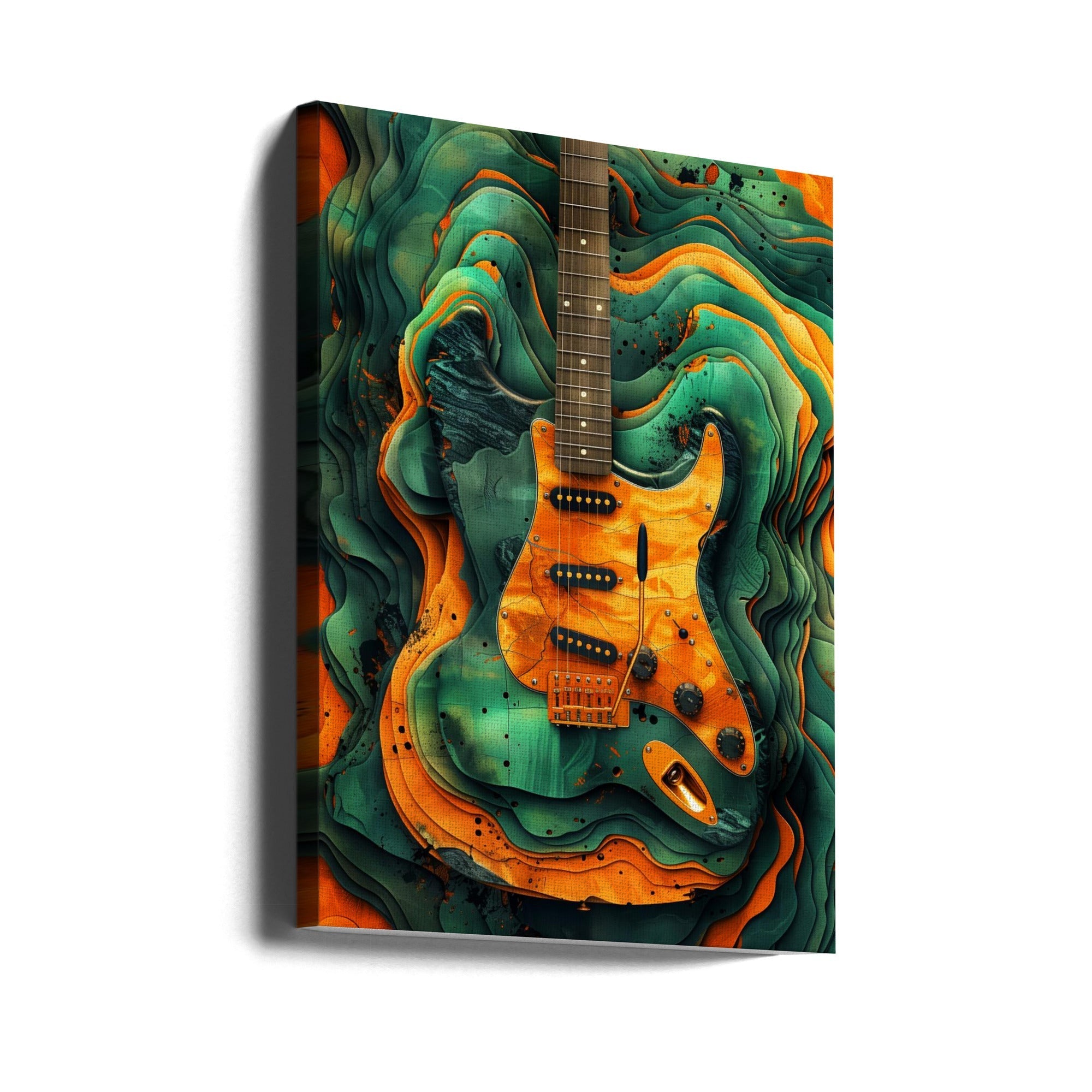 Music Guitar 4 Canvas Print-0