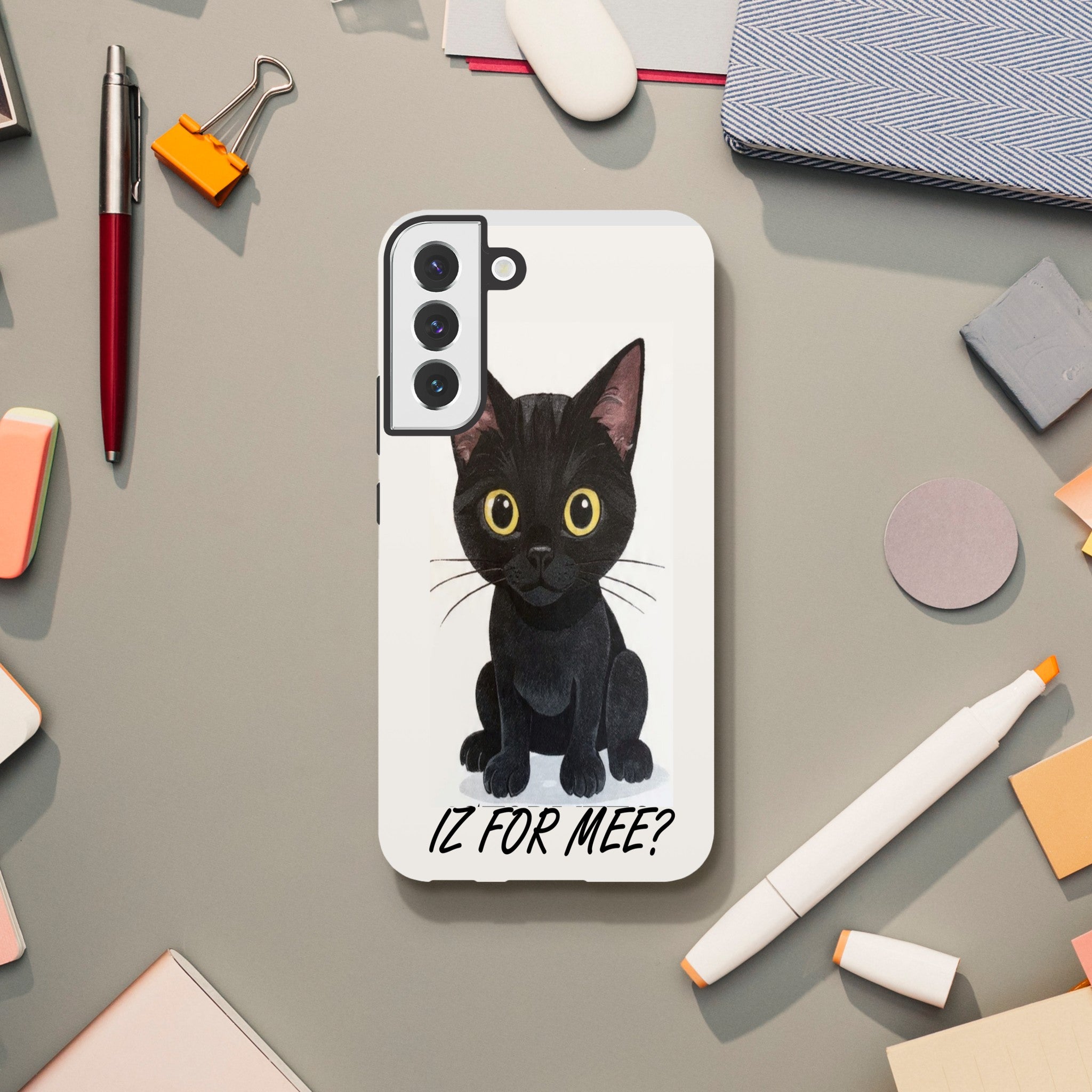Attitude Cat Tough Phone Case | Dual-Layer Protection for Samsung  for Galaxy S22 by TVVH_Urban