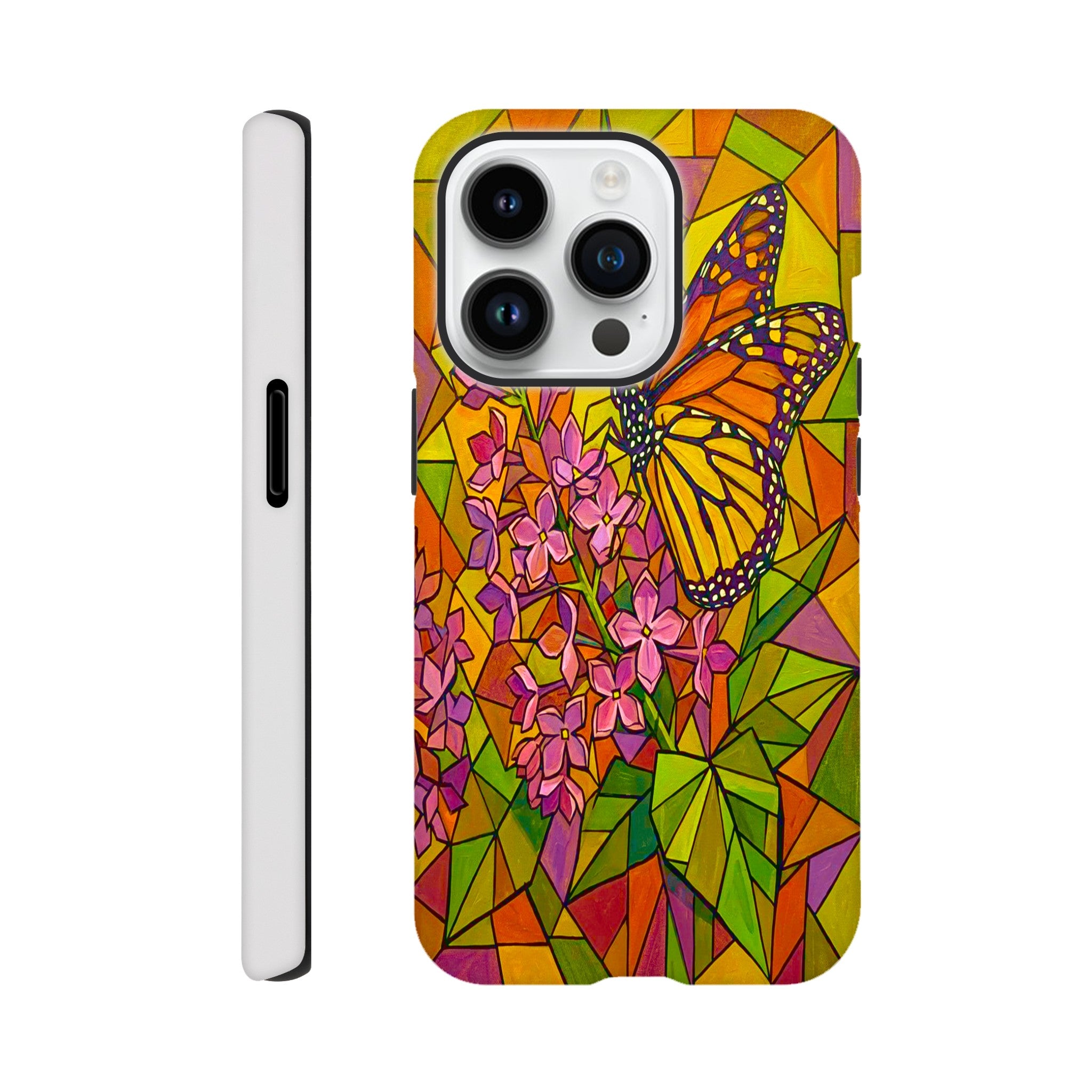 Butterfly & Lilac Tough Phone Case | Dual-Layer Protection for iPhone  for iPhone 12 Pro Max by TVVH_Urban