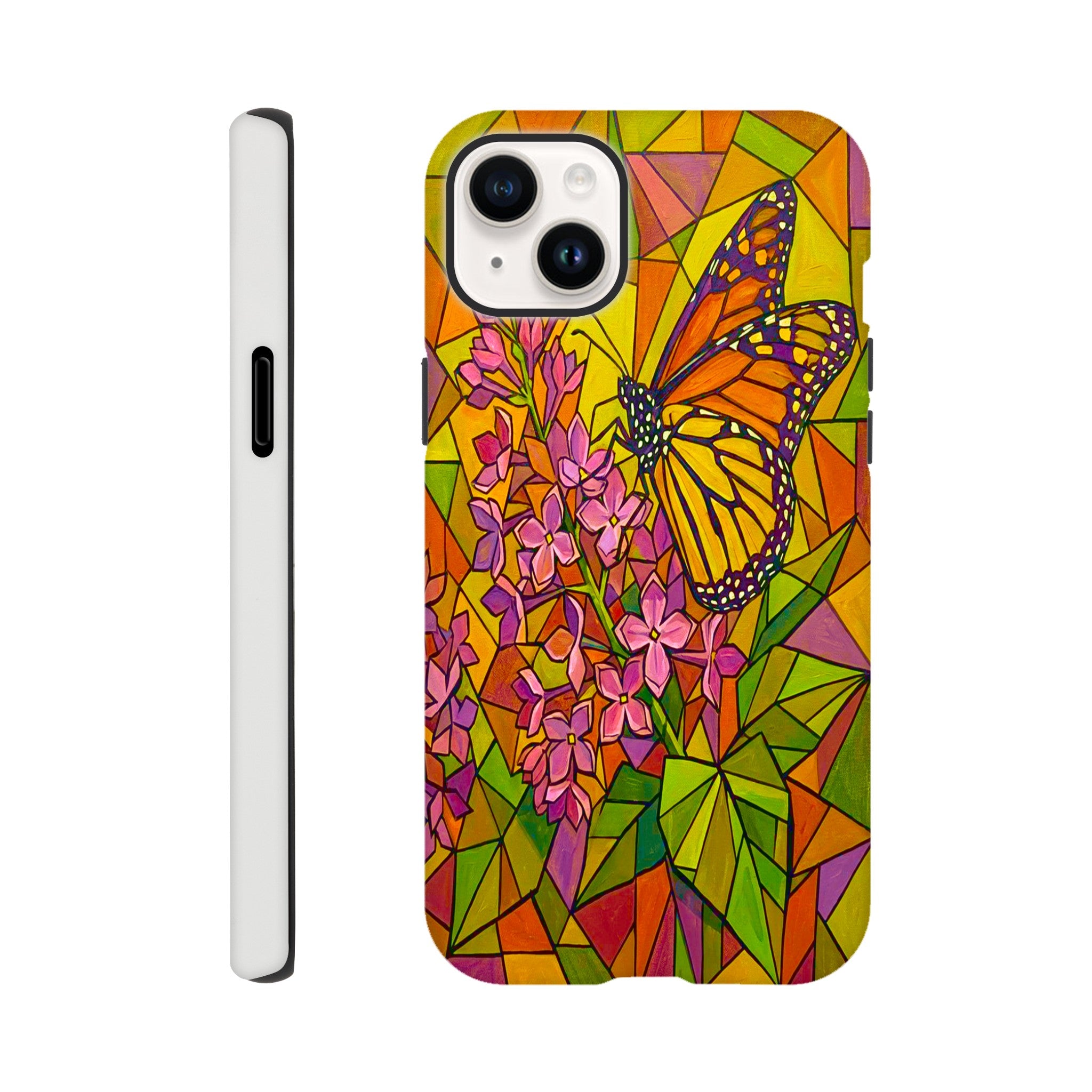 Butterfly & Lilac Tough Phone Case | Dual-Layer Protection for iPhone  for iPhone 11 Pro by TVVH_Urban