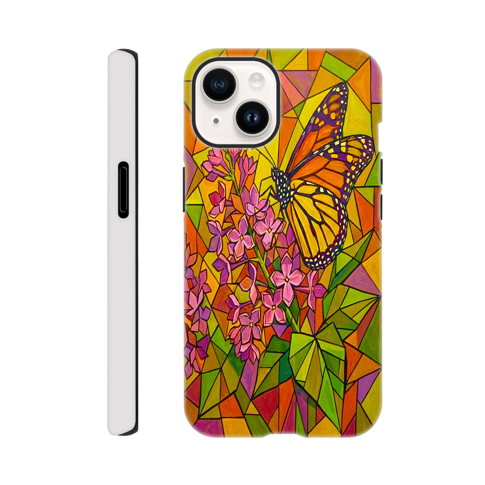 Butterfly & Lilac Tough Phone Case | Dual-Layer Protection for iPhone  for iPhone XS by TVVH_Urban