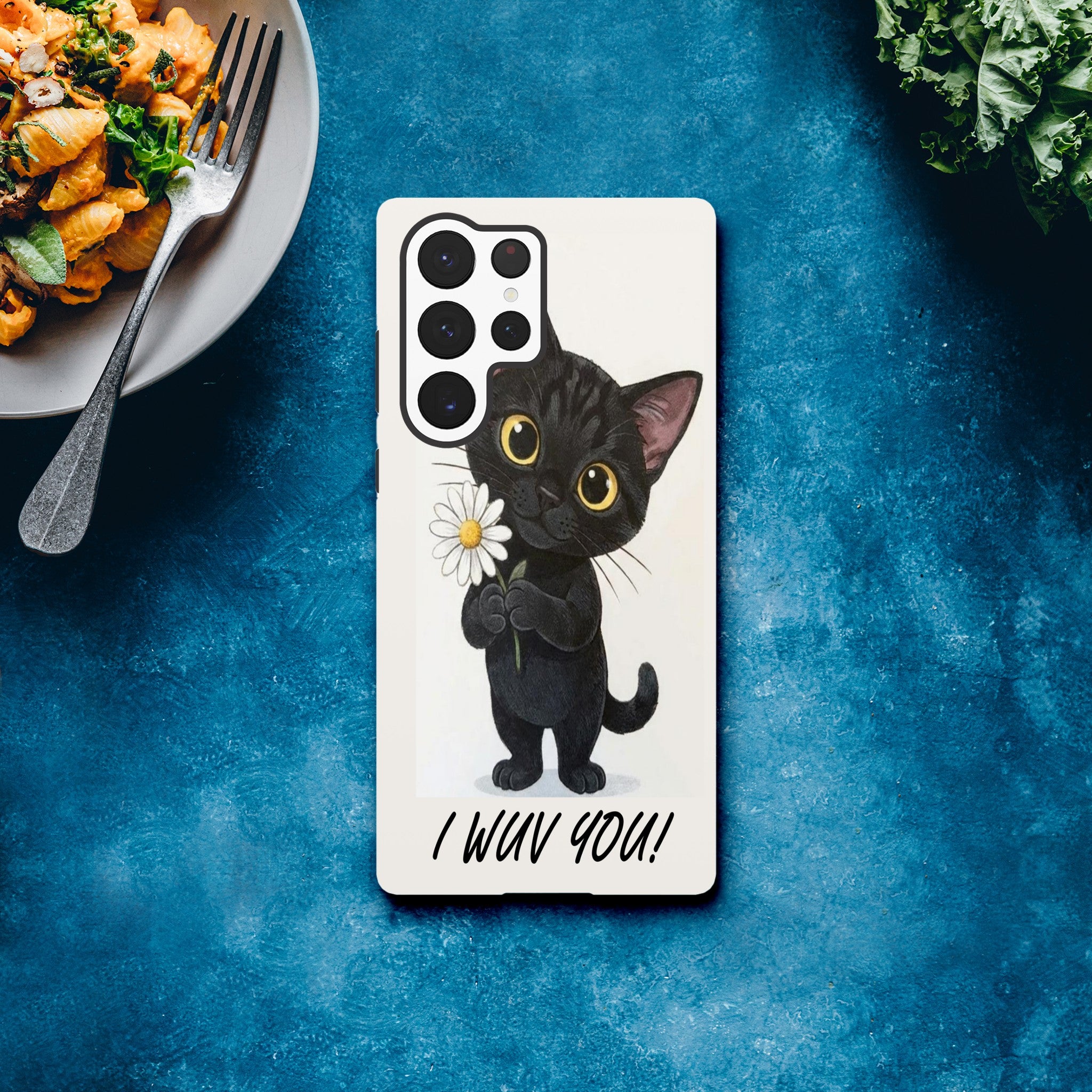 Attitude Cat Tough Case | Dual-Layer Protection for Samsung  for Galaxy S22 Ultra by TVVH_Urban