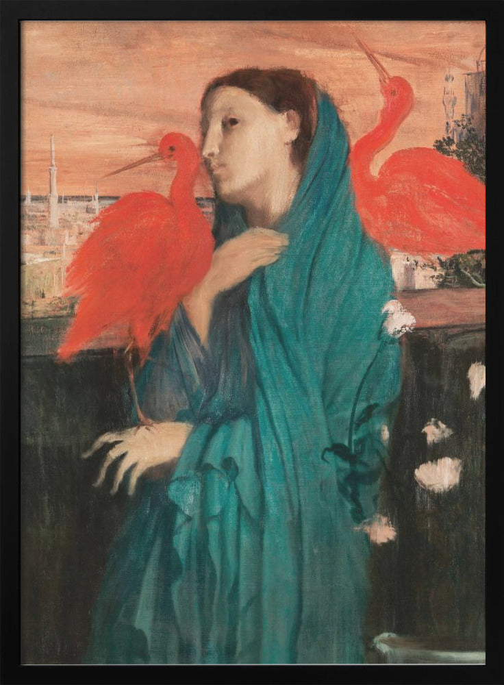 Young Woman With Ibis-2