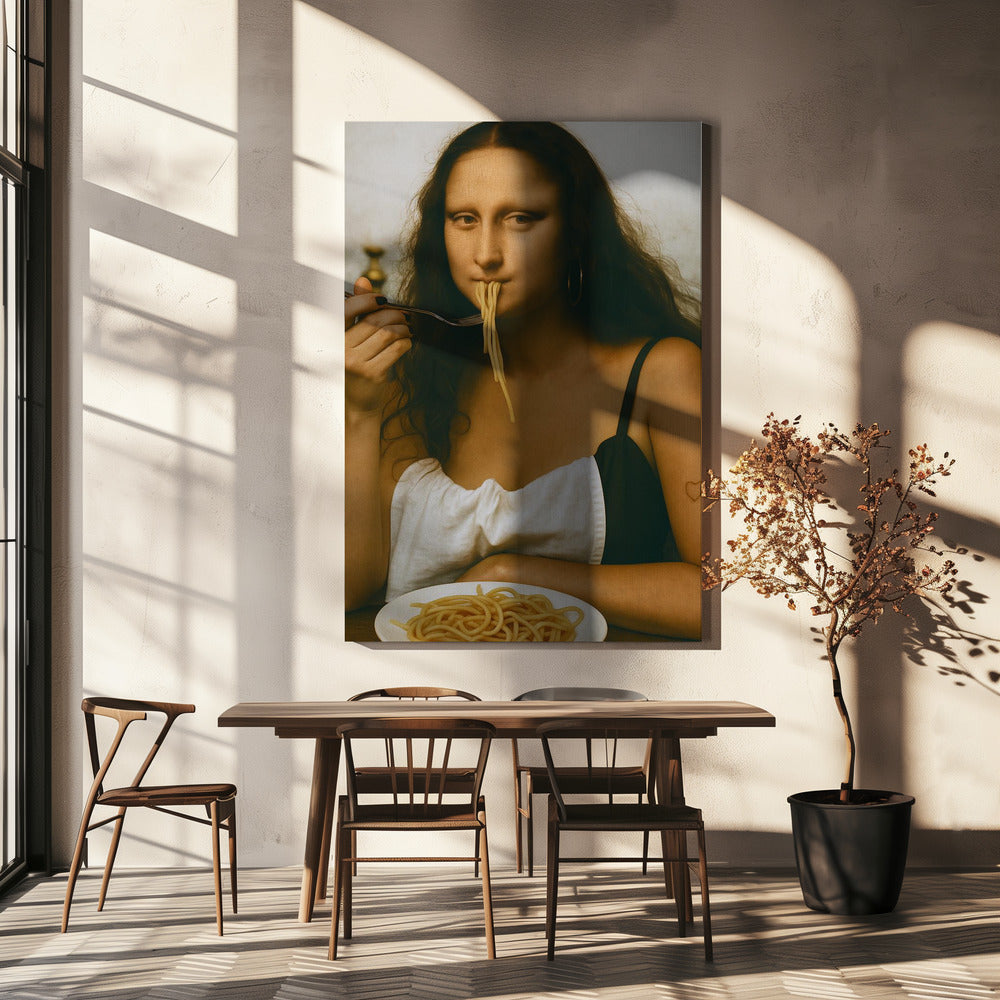 Wall art Parody of the Mona Lisa-4