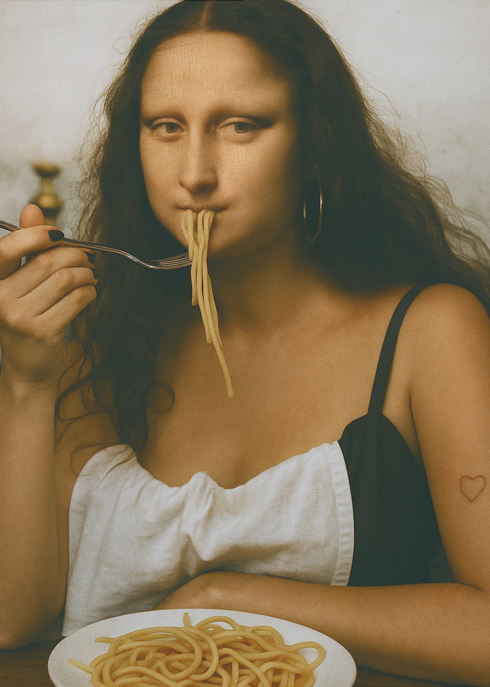 Wall art Parody of the Mona Lisa-1